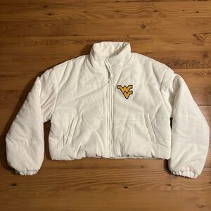 White West Virginia Corduroy Puffer Jacket